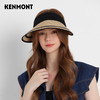 卡蒙网红空顶鸭舌草帽女夏天防紫外线海边遮阳凉帽可折叠防晒帽KM-6057 商品缩略图6