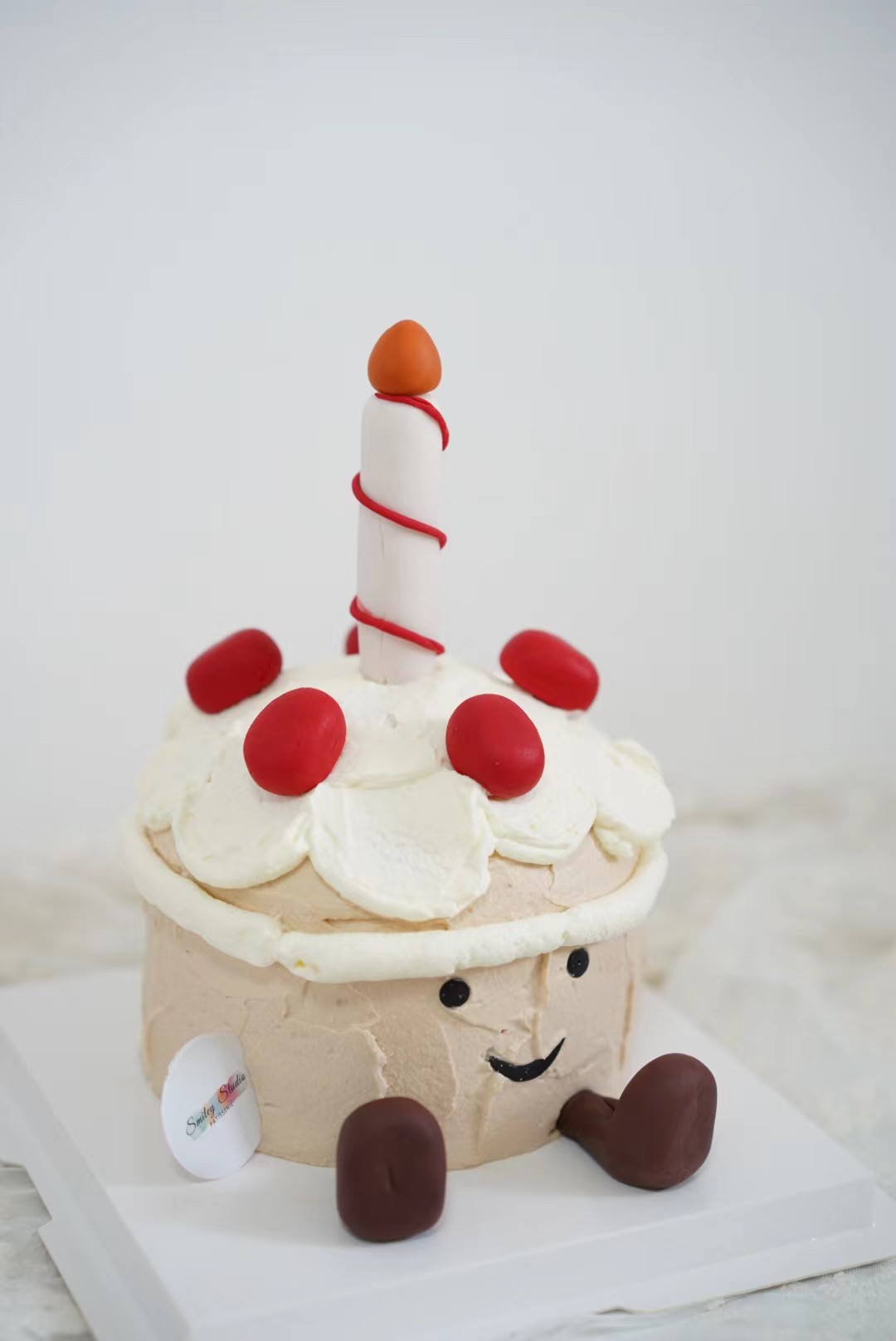 翻糖奶油蛋糕 ｜ 鲜果原味奶油 - 蜡烛人