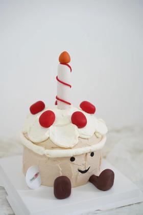 翻糖奶油蛋糕 ｜ 鲜果原味奶油 - 蜡烛人