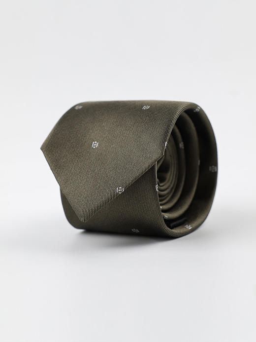 callisto绿色全桑蚕丝领带 SSCTE001C 商品图1