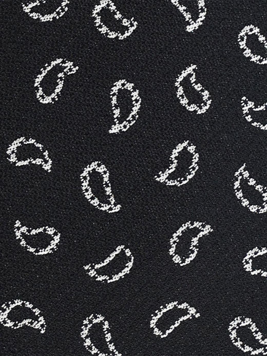 callisto黑色全桑蚕丝领带 SSCTE010C 商品图3