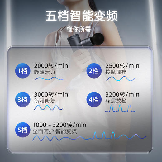云康宝金属筋膜枪AI变频 商品图4
