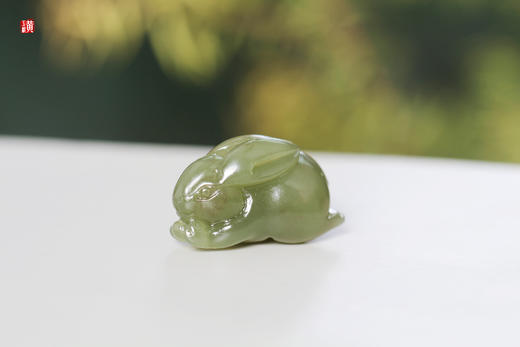 和田玉【大展宏兔】吊坠  配精美挂绳 商品图1