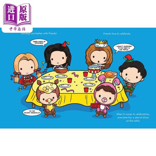 【中商原版】老友记绘本2册精装 Life is Holidays are Better with Friends 英文原版 钱德勒小钱钱 马修派瑞Matthew Perry 精装 商品图4