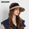 卡蒙网红空顶鸭舌草帽女夏天防紫外线海边遮阳凉帽可折叠防晒帽KM-6057 商品缩略图2