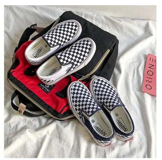 【YW】无忧购韩版ulzzang百搭情侣棋盘格子休闲鞋MIS-64(截单后7-10天发货)25年清仓捡漏 商品图11