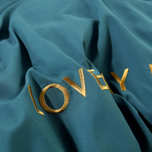 轻奢超柔棉纯色刺绣四件套2.0*2.3m-G117900020 商品图5