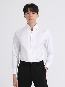 callisto白色全棉法式领衬衫 SSSTL060C