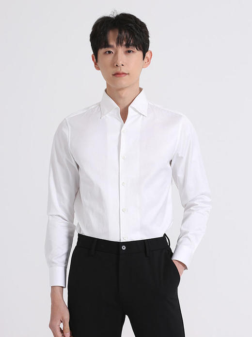 callisto白色全棉法式领衬衫 SSSTL060C 商品图0