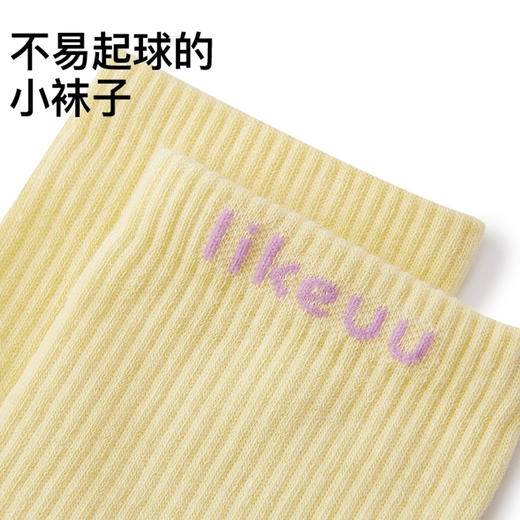 likeuu 儿童袜子透气男女童短筒袜中筒袜 商品图2