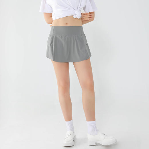 跃牌【活力缤纷】系列瑜伽运动短裙女宽松速干跑步裙裤防走光假两件网球裙BF1006 商品图1