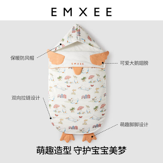 【宝宝安睡】嫚熙婴儿抱被造型襁褓睡袋春夏纱布包单初生儿宝宝包被 商品图1