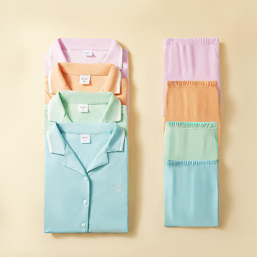 都市丽人凉感无尘棉薄短袖家居服睡衣LH30A2 商品图7
