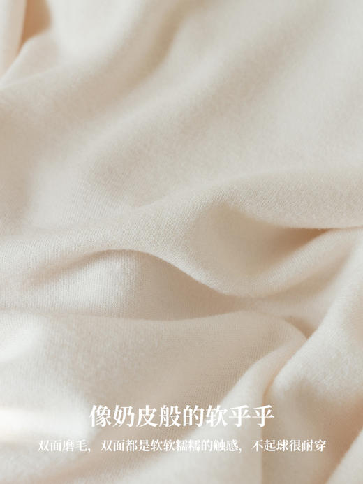 靴下物保暖内衣女秋冬纯色打底衫内搭圆领修身舒适长袖上衣带胸垫 商品图2