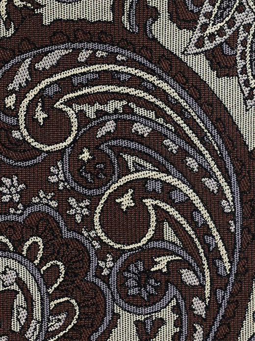 callisto咖啡色全桑蚕丝领带 SSCTE006C 商品图3