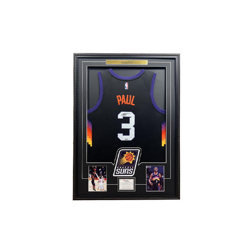 收藏系列 保罗 太阳队3号黑色 亲笔签名球衣 FA 商品图0