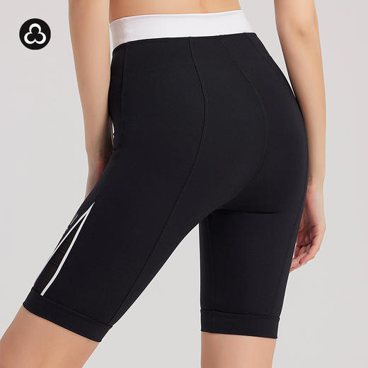 加拿大TITIKA撞色高腰骑行裤女收腹网纱吸汗排湿健身运动瑜伽裤2DP21052 商品图3
