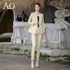 羊毛西装套装女春季浅色职业装气质女神范高端工作服面试西服 商品缩略图3