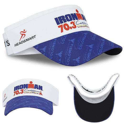 Ironman联名703空顶帽 官方正品 马拉松跑步帽 运动 速干吸汗透气防晒 商品图2