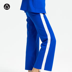 加拿大TITIKA撞色阔腿裤女免熨烫易打理运动休闲户外直筒裤23P11063