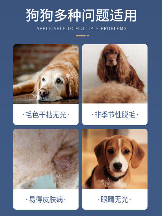 【2件85折】mag鱼油犬专用美毛护肤靓毛柯基金毛深海三文鱼爆毛软卵磷 商品图2