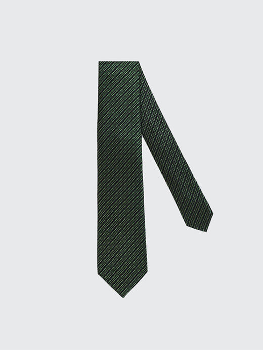 callisto绿色全桑蚕丝领带 FRCTE055C 商品图1