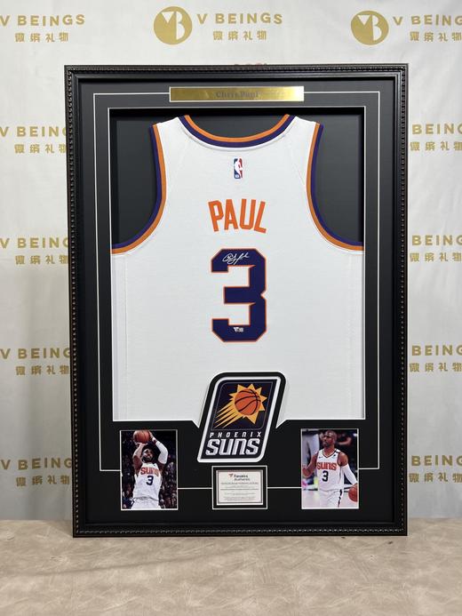 收藏系列 保罗 太阳队3号白色 亲笔签名球衣 FA 商品图1