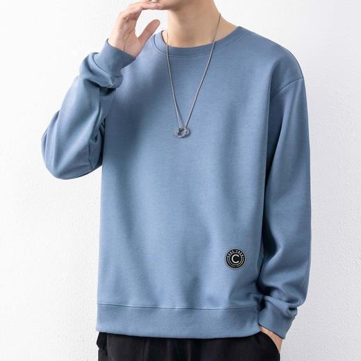 圣得西圆领套头情侣卫衣2023年春季新款时尚基础款潮流字母上衣男2252978010 商品图1