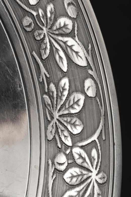 独角鹿西洋古董19世纪末20世纪初法国出品路易十六风格纯银咖啡杯碟茶杯碟套装 商品图7