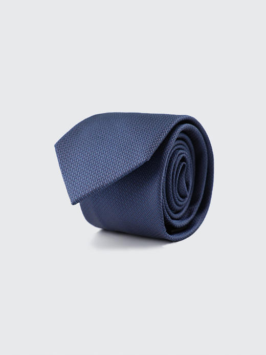 callisto蓝色全桑蚕丝领带 SSCTE003C 商品图1