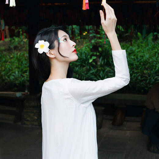 图兰朵绣花连衣裙 | 杨老师同款  | 无袖现货加急发 商品图10