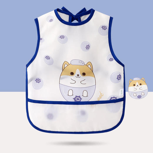 【选对衣服 拒绝污渍】罩衣儿童宝宝吃饭防水防脏女孩围裙无袖反穿衣夏季男婴儿围兜饭兜 商品图6