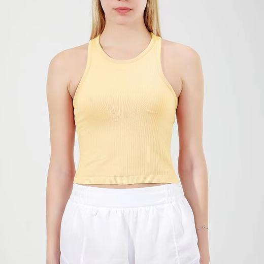 跃牌【活力缤纷】系列 高弹螺纹瑜伽背心带胸垫工字美背 BF88251 商品图3