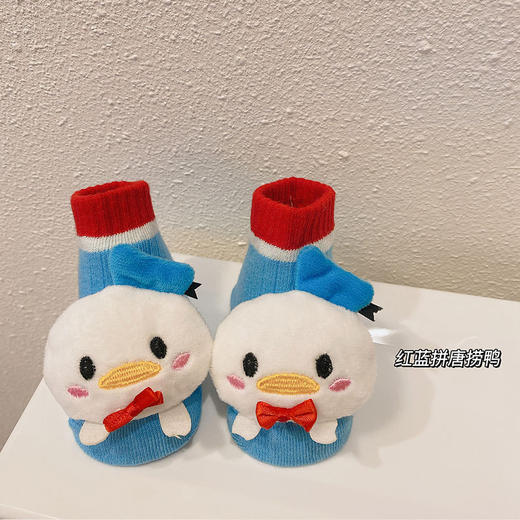 【宝宝可爱中筒防滑公仔袜】婴儿袜子春秋棉无骨0-12月新生幼儿秋冬 商品图3