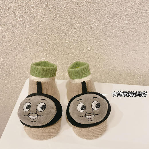 【宝宝可爱中筒防滑公仔袜】婴儿袜子春秋棉无骨0-12月新生幼儿秋冬 商品图9