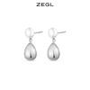 ZEGL淡水珍珠水滴高级感耳环女小众设计感耳钉925银针金属耳饰 商品缩略图0