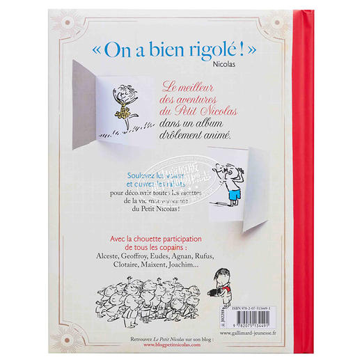 【中商原版】法语原版立体书 小淘气尼古拉 法文原版 Le grand livre du Petit Nicolas Rene Goscinny Sempe 绘本 商品图1