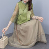 小洋装新中式俩件套套装茶服改良HR-ZMFS23203-1 商品缩略图8