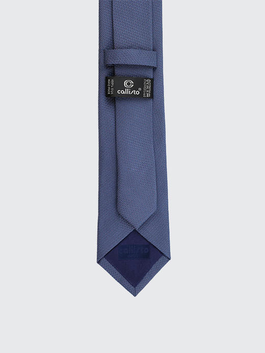 callisto蓝色全桑蚕丝领带 SSCTE003C 商品图2