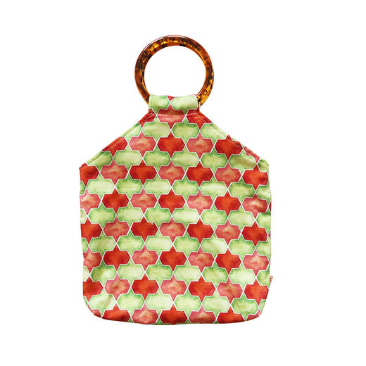 HUJI祤集Amber手提包插画花砖 商品图2