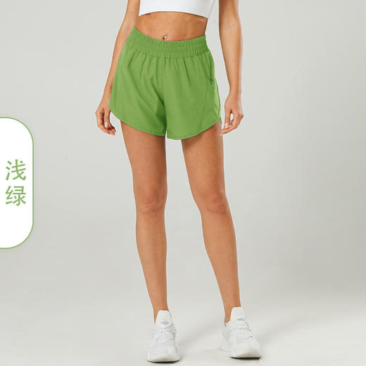 跃牌【活力缤纷】系列 夏季新款 5英寸宽松透气速干健身运动短裤女瑜伽裤裙百搭休闲短裤 BF88240-1 商品图3
