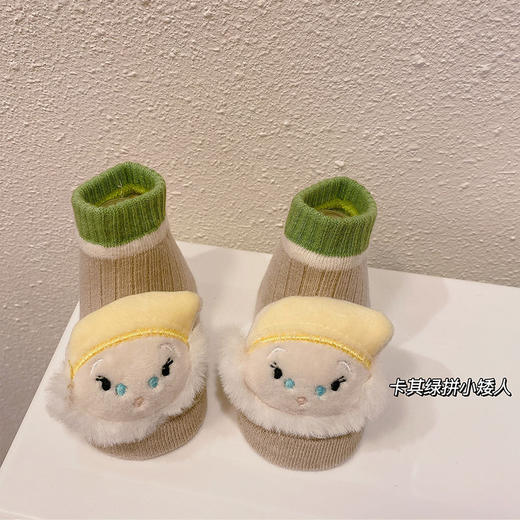 【宝宝可爱中筒防滑公仔袜】婴儿袜子春秋棉无骨0-12月新生幼儿秋冬 商品图8