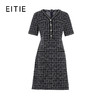 EITIE爱特爱春季新款气质优雅V领显瘦连衣裙7307024 商品缩略图5