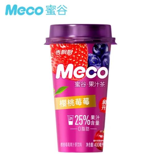 香飘飘蜜谷果汁茶樱桃莓莓味400ml 商品图0