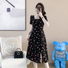 奢姿2024年夏装新款大码女装碎花减龄连衣裙胖妹妹方领时尚裙子9932866953 商品缩略图1