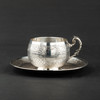 【已售】独角鹿西洋古董银器19世纪末20世纪初法国出品纯银咖啡杯碟茶杯碟套装 商品缩略图4
