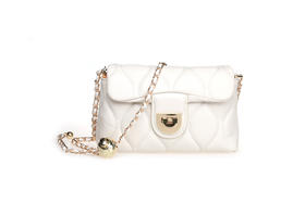 豪麟名鞋奥莱迪嘉女装牛皮革手袋TWPB31TW206白色  原价1460元