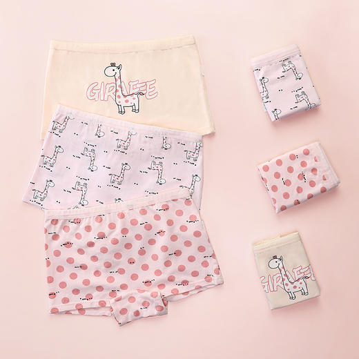 【云感绵柔 天生舒适】儿童内裤女纯棉小女孩四角女童新款全棉宝宝中大童不夹PP平角短裤 商品图8