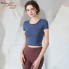 2023碧奥春天春夏款瑜伽短袖上衣23018 商品缩略图1