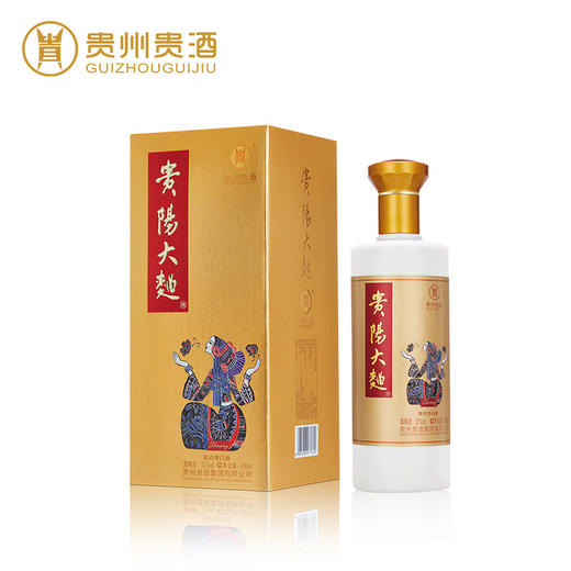 贵州贵酒贵阳大曲小爽酱香型白酒53度480mL 商品图0